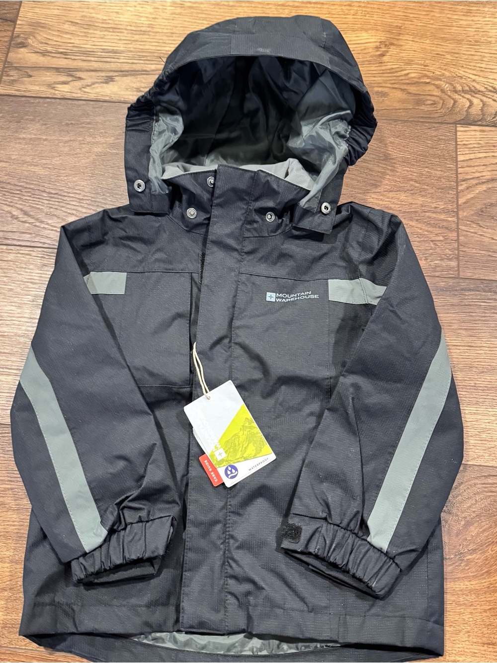 NWT Mountain Warehouse Kids Waterproof Rain Jacket, Size 3-4 Yrs